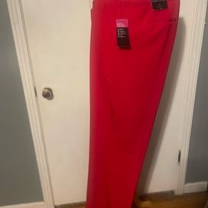 Red Curvy Perfect Trouser 22w Long